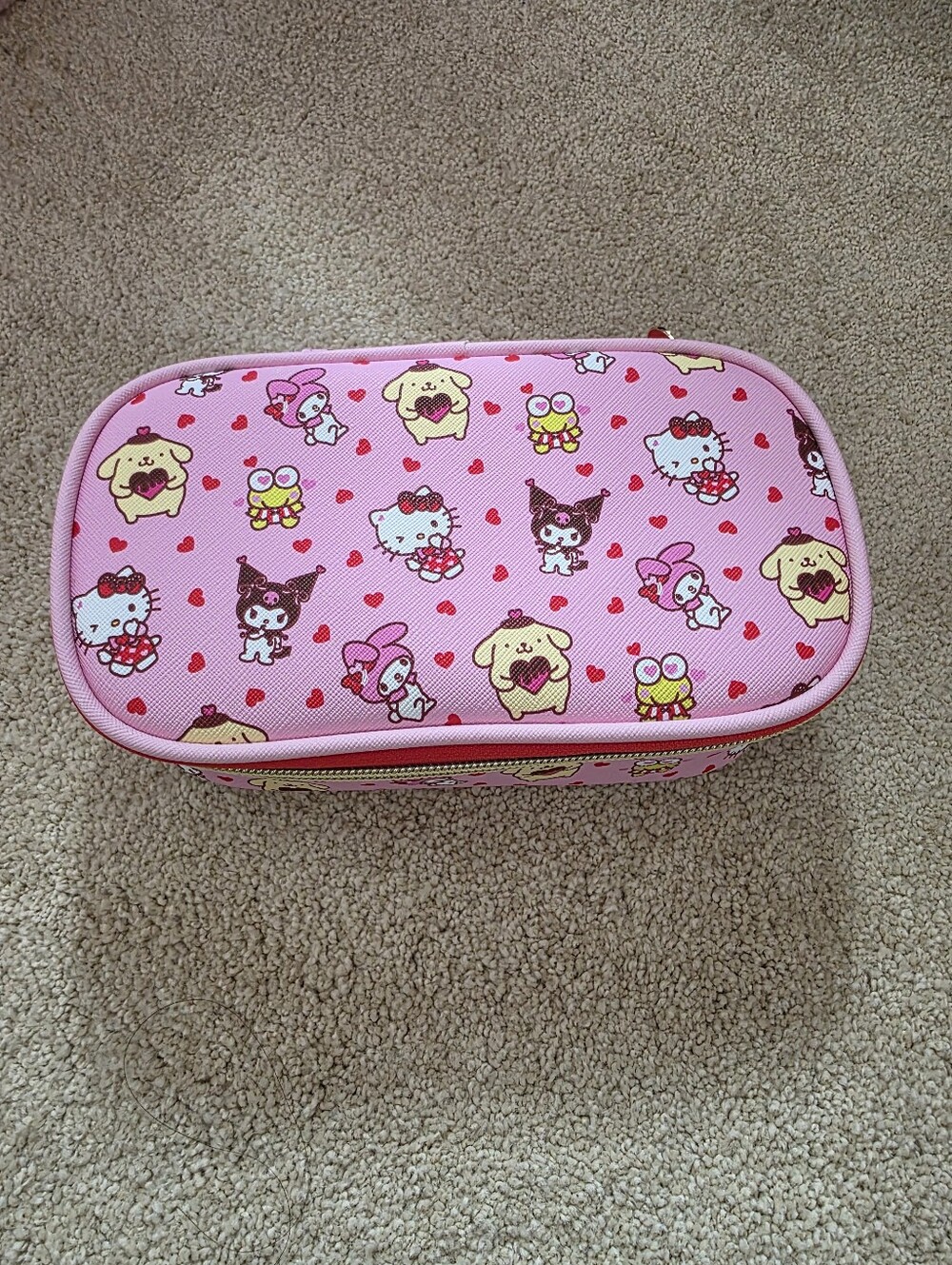 NWT Hello Kitty And Friends Valentine's Pencil Pouch